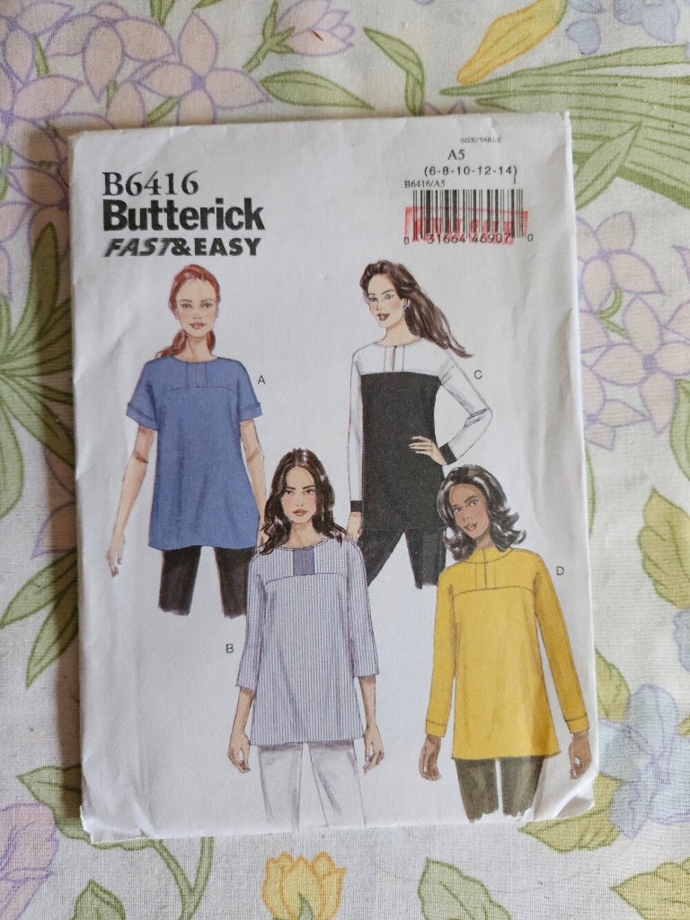 Sewing Pattern UNCUT Butterick 6416 Size 6-14